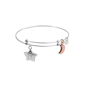 Pulsera Carmin Semi Rígida Plata 925 Charm Sky