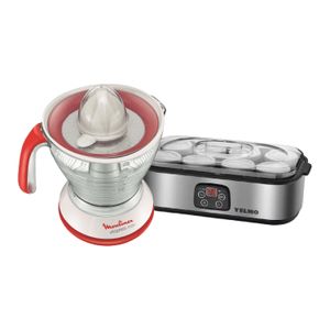 Combo Exprimidor Vitapress Moulinex Pc3021ar + Yogurtera Yelmo Yg-1708