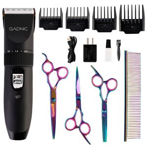 Kit peluqueria mascotas Gadnic  Cortadora de pelos + Tijeras T-300S