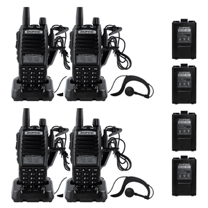 Kit X4 Radios Portátiles Handy Baofeng UV82 Doble Banda VHF UHF
