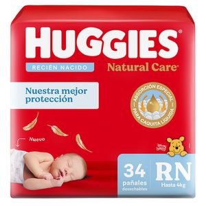 Pañales Huggies Supreme care x34un RN