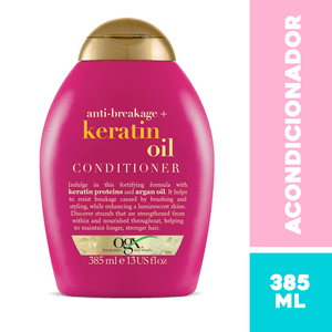 Acondicionador Ogx Antibreakage Brazilian Keratin x385ml