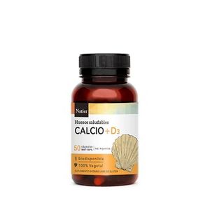 Cápsulas de Calcio + Vitamina D3 - Salud Osea y Dental - 50 Capsulas