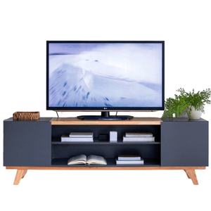 Mesa Rack TV Led Kali 150cm Moderno 2 puertas