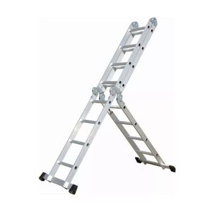 Escalera Articulada De Aluminio 16 Escalones 4,60mts