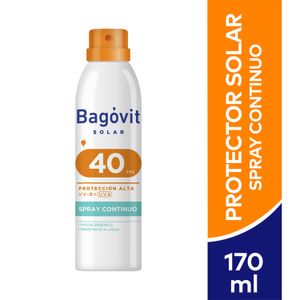 Bagovit Solar Protección Alta Fps40 Spray Continuo 170ml