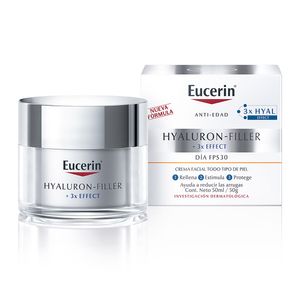Crema antiarrugas de Día Eucerin HYALURON-FILLER + 3x Effect FPS 30 Todo tipo de piel x 50 ml