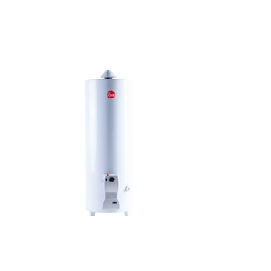 Termotanque RHEEM 120 Litros Gas Blanco Pie Superior TPG120GNRH