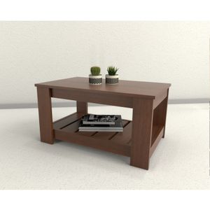 Mesa Ratona Ciega 2 Tapas Tables COD: 2002 Caoba