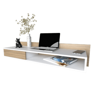 Escritorio Flotante Con Un Cajón