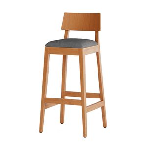 BANQUETA LACAR CASTAÑO PERGAMINO MUEBLES