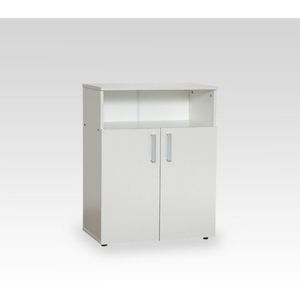 DIELFE MUEBLE AXM060 P/MICROONDAS 2PTAS 2EST.BLANCO