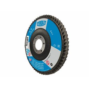 DISCO FLAP | PLANO FIBRA - Óxido de Zirconio TYROLIT 4 1/2'' GR60 537084SL
