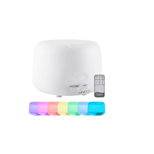 Humidificador Aromatizador De Ambiente Disfusor Aceite Esencial 300ml Con Luz Led