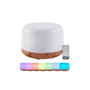 Humidificador Aromatizador De Ambiente 300ml Disfusor Aceite Esenciales Luz Led Waggs