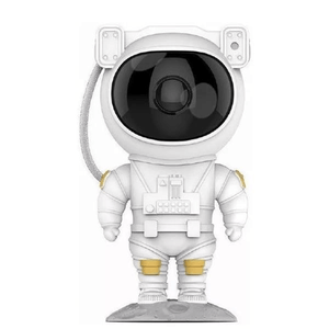 Astronauta Proyector Galaxia Luz Led Lampara Velador Moderno Waggs