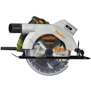 Sierra circular eléctrica 1300 w Bauker