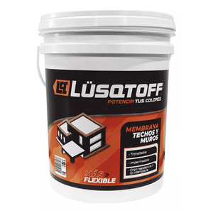 Membrana Liquida Flexible Exterior 20kg Impermeable Lüsqtoff Color Blanco