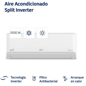 AIRE ACONDICIONADO BGH 3500w F-C  INVERTER BSI35WCGT