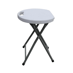 BANQUETA OUTDOORS C1900 PLEGABLE C/MANIJA BLANCA