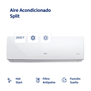 Aire acondicionado bgh 3300w