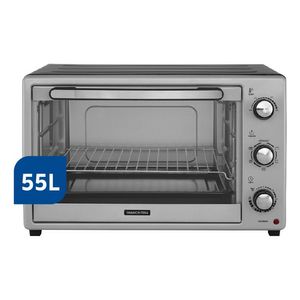 Horno Eléctrico Tramontina Silver Cook 55 Litros Heg