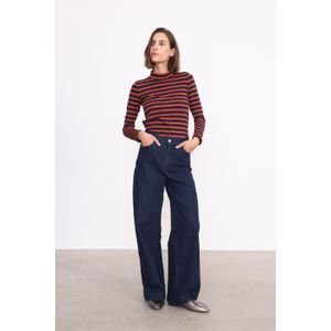 WIDE LEG BLUE CON PINZAS