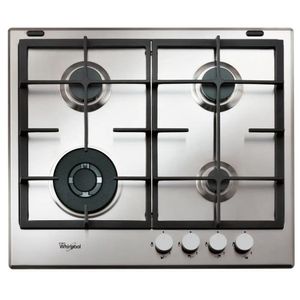 Anafe Empotrable Whirlpool Multigas Inox 60 cm