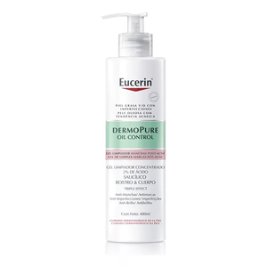 Gel Limpiador Eucerin Dermopure Triple Effect P Grasa 400ml