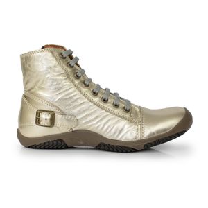 BORCEGO CALIN PLATINO BOTA MUJER CUERO URBANA