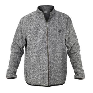 CAMPERA VARDEN GRIS ABRIGO HOMBRE ALGODON TAPADO