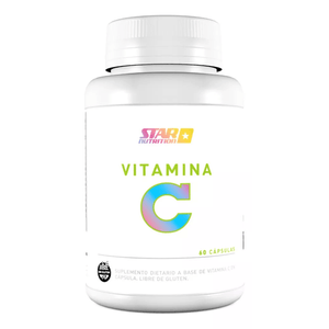 Vitamina C 60 Cápsulas - Star Nutrition Sin Sabor