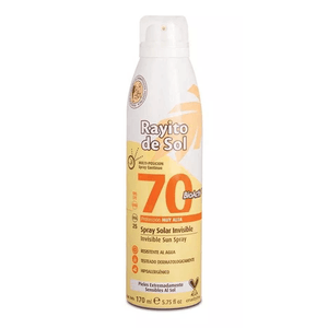Rayito De Sol Protector Solar Fps70 Aerosol Invisible 170ml