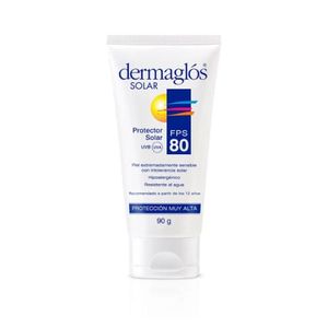 Dermaglos Protector Solar Fps 80 Alta Proteccion X 90g