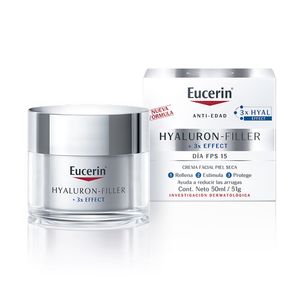 Crema antiarrugas de día Eucerin HYALURON-FILLER + 3x Effect Piel Seca FPS 15 x 50 ml