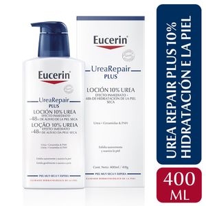 Loción corporal Eucerin UreaRepair PLUS 10% para piel seca x 400 ml