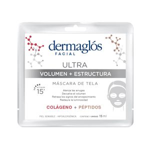 Dermaglós Máscara De Tela Ultra Volumen + Estructura 15ml 1 unidad