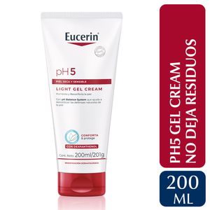 Crema-gel corporal Light Eucerin pH5 para piel seca y sensible x 200 ml