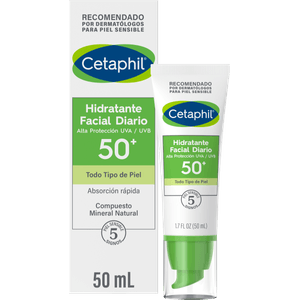 Nueva Cetaphil Hidratante Facial Diario Fps 50 50ml