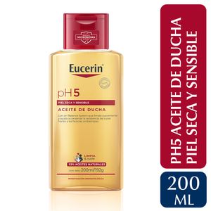 Aceite de ducha pH5 Eucerin para piel sensible x 200 ml