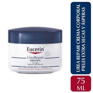 Crema emoliente intensiva Eucerin UreaRepair PLUS 5% para piel seca x 75 ml