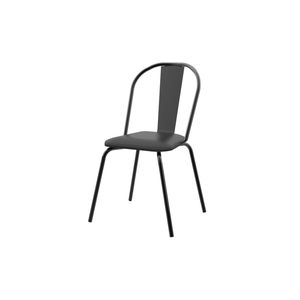 Silla Caño Madison Negro Dielfe
