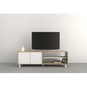 Rack Mesa Para Led Tv Hasta 75 Pulgadas Con Puerta Push Baires4