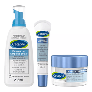 Kit Cetaphil Rutina De Cuidado Diario Para Piel Normal