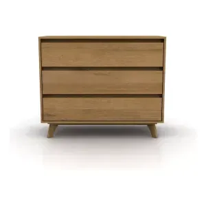Cómoda Cajonera 3 Cajones y 4 Patas Diseño Moderno