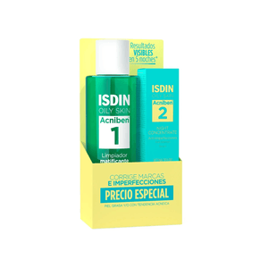 Isdin Pack Acniben Night 27ml + Acniben Limpiador 200ml