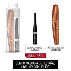 Kit Para Ojos Máscara De Pestañas Wonder'Full + Delineador Glam'Eyes