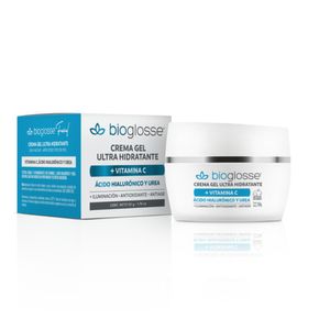 Crema Gel Ultra Hidratante Con Vitamina C, Ácido Hialurónico y Urea