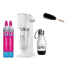 Pack Maquina Sodastream Art Con Botella Cilindro Y Cepillo