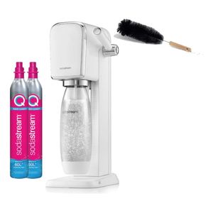 Pack Maquina Sodastream Art Con Cilindro Extra Y Cepillo